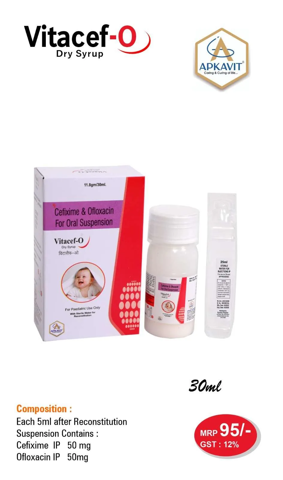 Cefixime And Ofloxacin Syrup