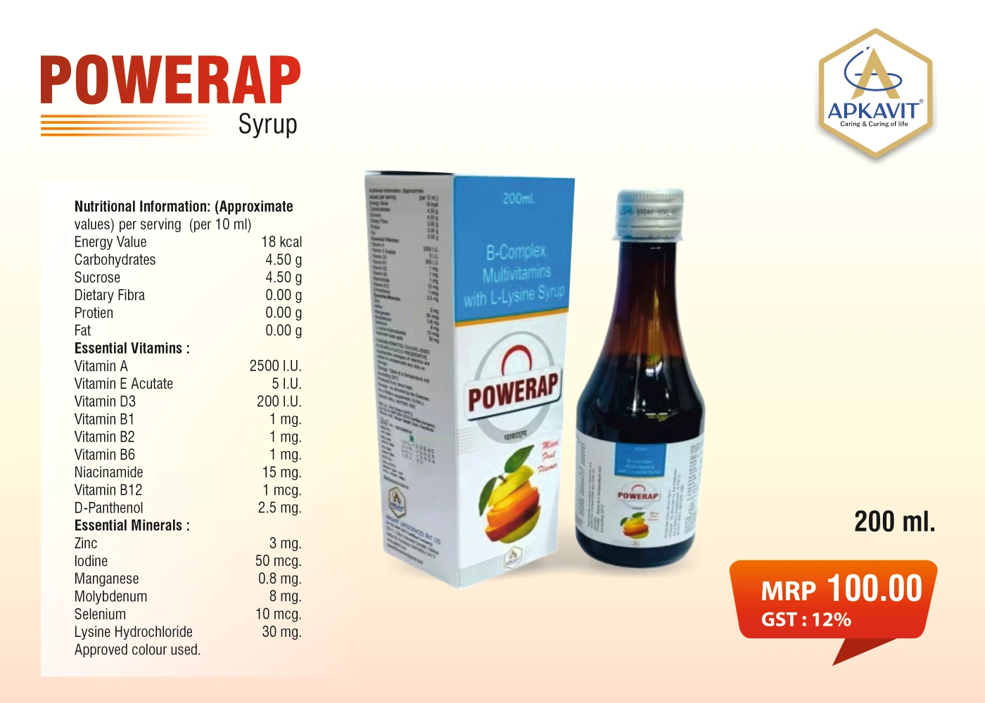 Multi-Vitamin Syrup