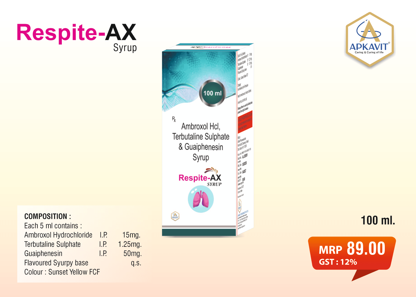 Ambroxol, Menthol Syrup