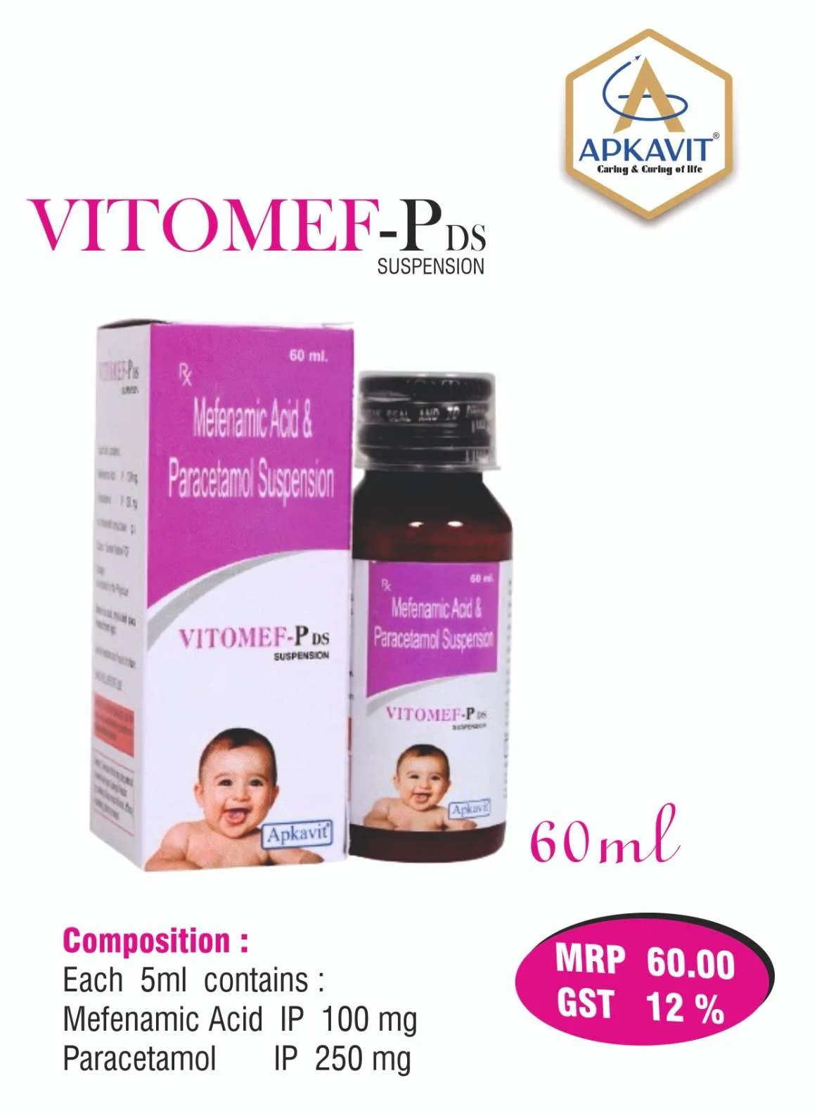 Mefenamic, Paracetamol Syrup