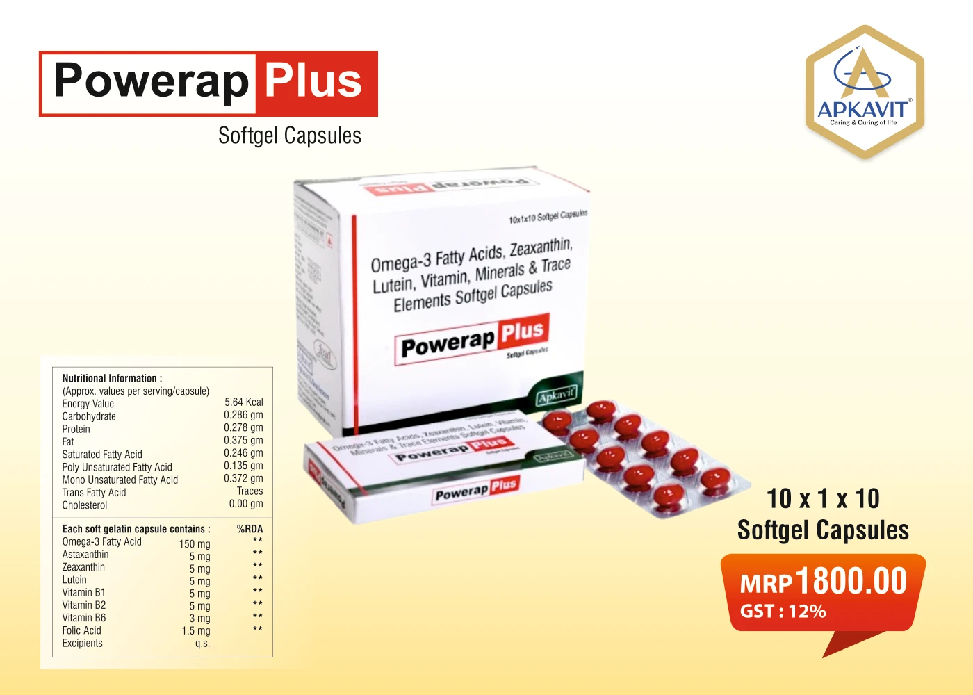Omega-3 Fatty Acids Softgel
