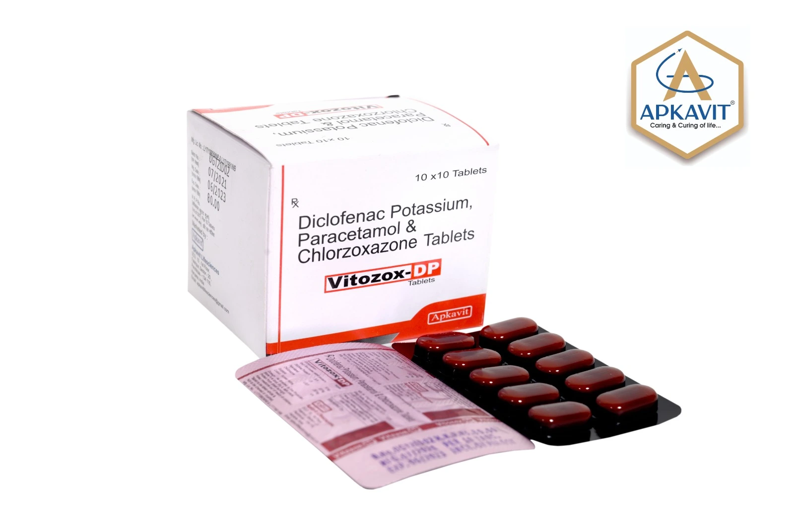 Diclofenac, Paracetamol Tablets