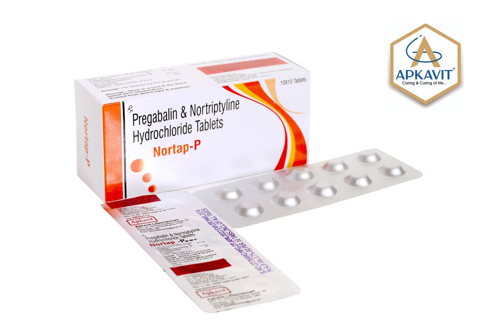 Nortriptyline and Pregabalin Tablets