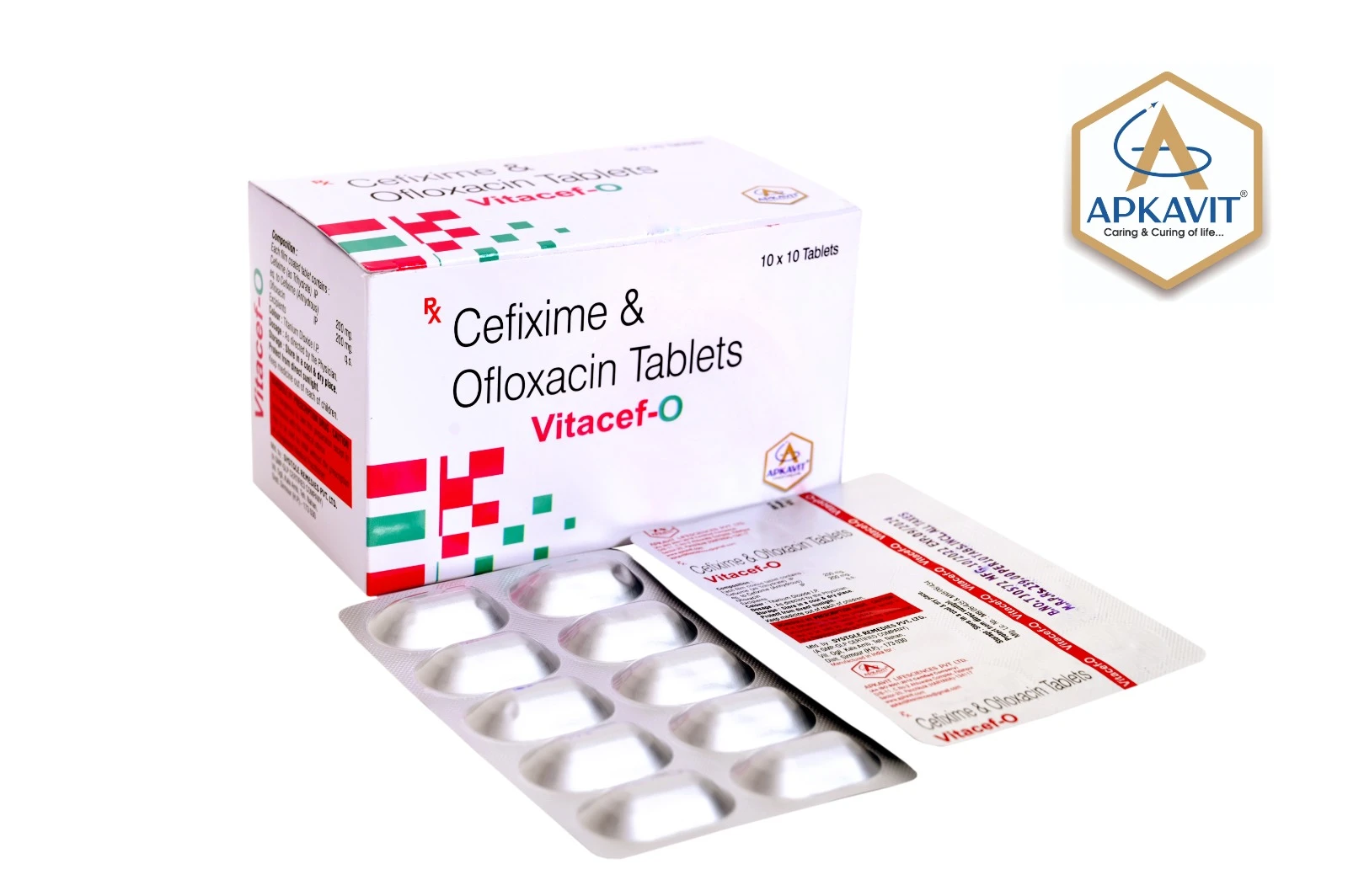 Cefixime, Ofloxacin Tablets