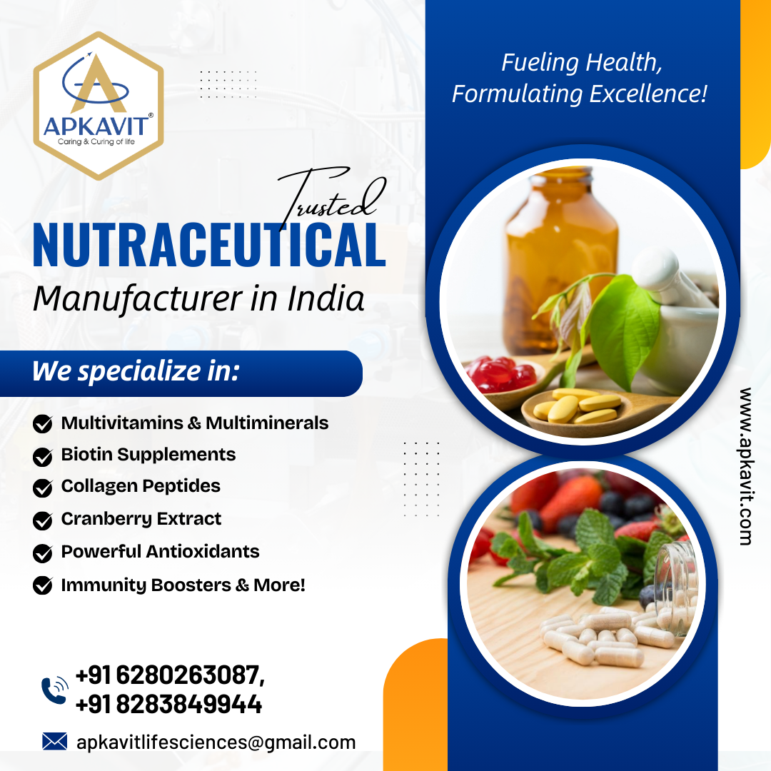 Nutraceutical Third Party Manufacturer in India