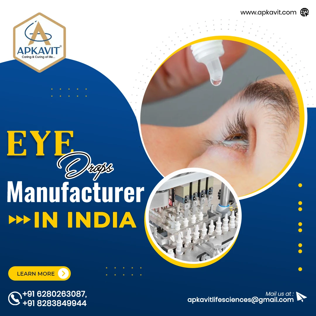 Third party manufacturer for eye drops in India