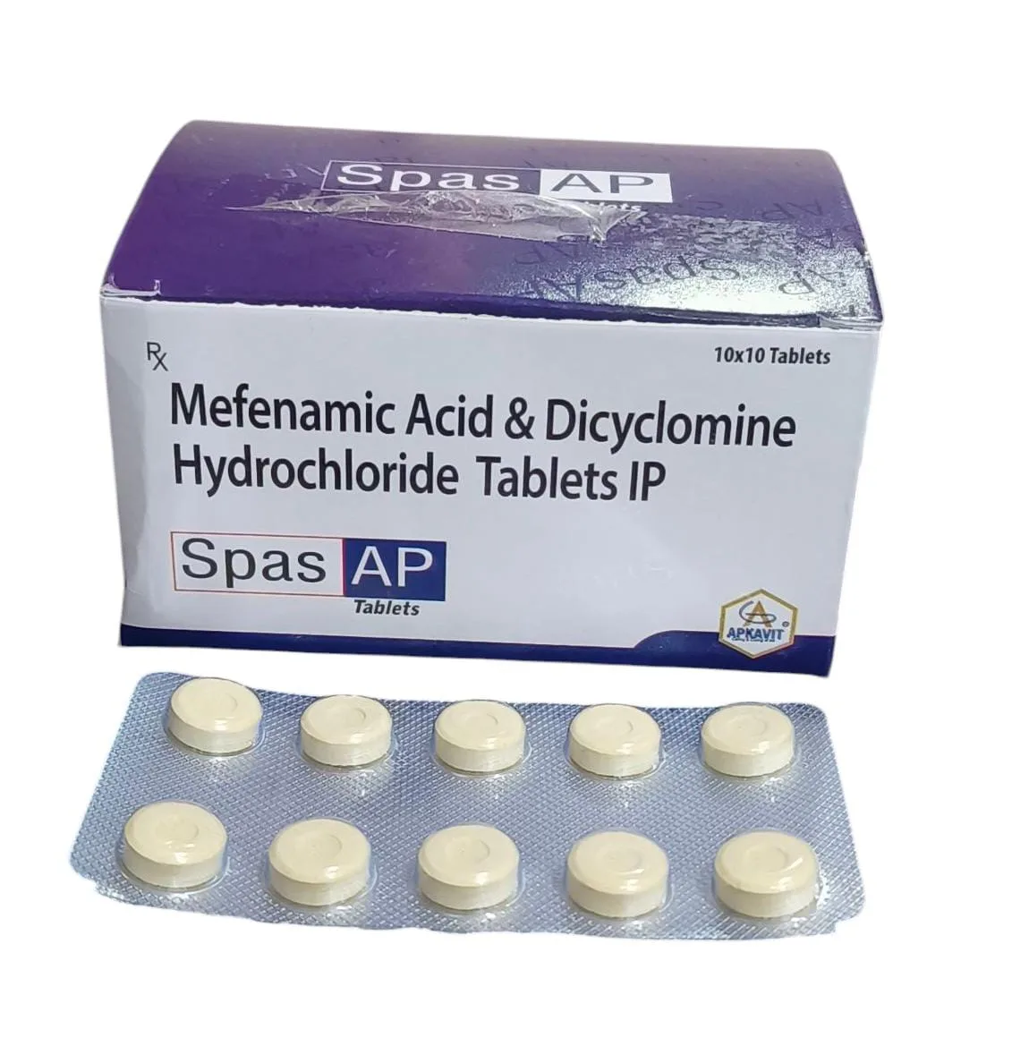 Mefenamic Acid and Dicyclomine Hydrochloride Tablets