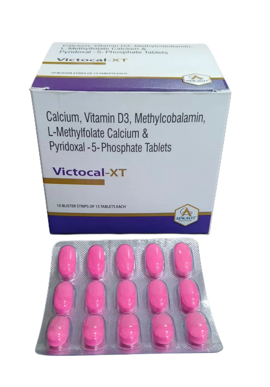 Calcium, Vitamin D3, Methylcobalamine, L-Methylfolate Calcium, and Pyridoxal-5-Phosphate Tablets