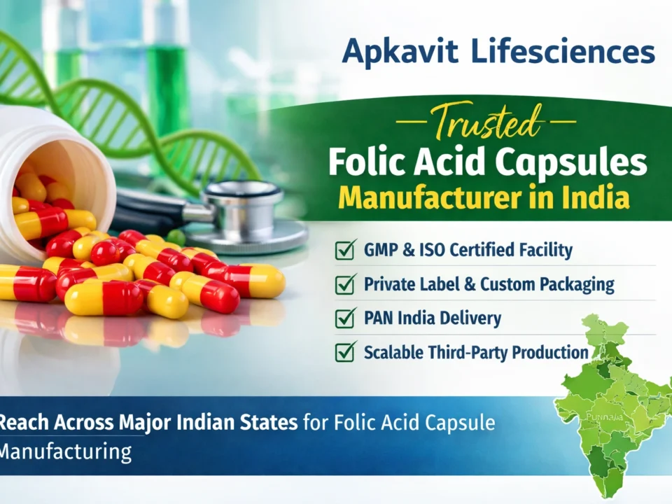 Folic Acid Capsules Manufacturer in India