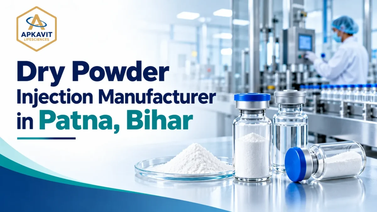 Dry Powder Injection Manufacturer in Patna, Bihar.
